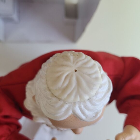 Rockin Jolly Rock Santa Animated Figure In Box Tested Works Vintage Christmas - Picture 5 of 15